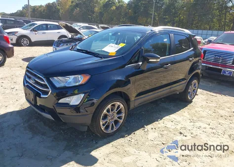 2019 Ford Ecosport Titanium z USA, uszkodzony, nr VIN MAJ6S3KL2KC274370
